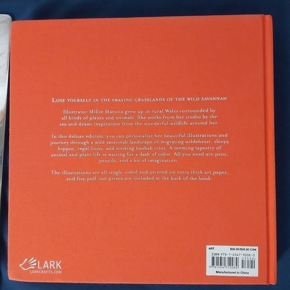 𝅺coloring book Wild Savannah - Picture 5 of 7